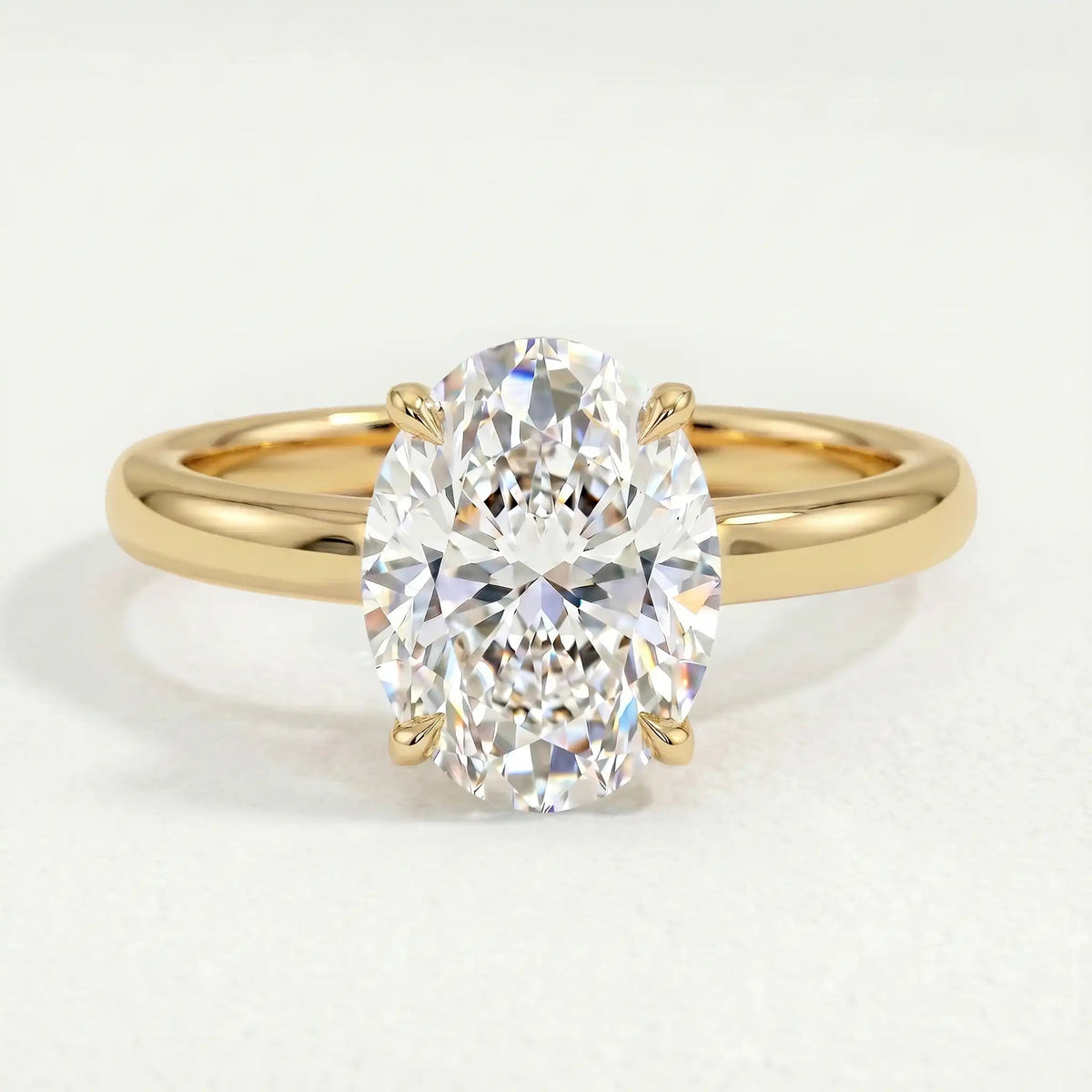 Paris Hidden Halo — 18ct Gold