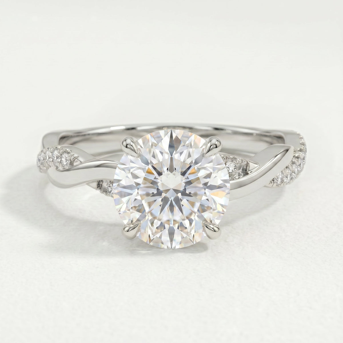 Eden Vine Solitaire — Platinum
