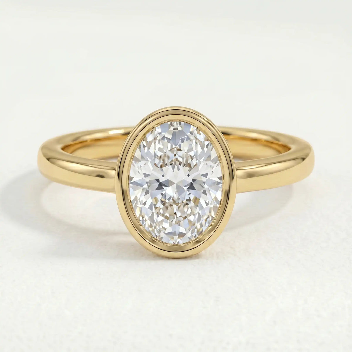 Margot Oval Bezel — 18ct Gold