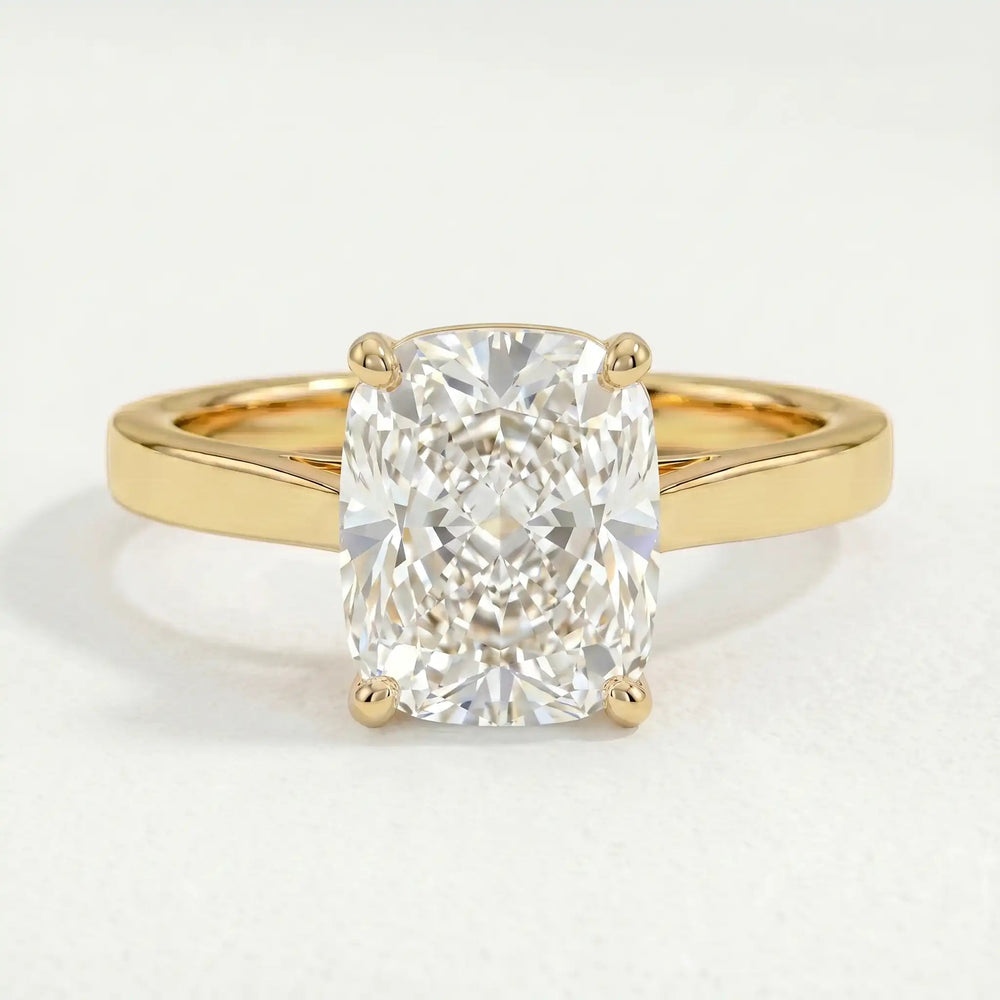 Florence Cushion Solitaire — 18ct Gold